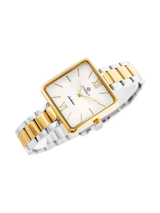 Perfect Watch with Gold Metal Bracelet