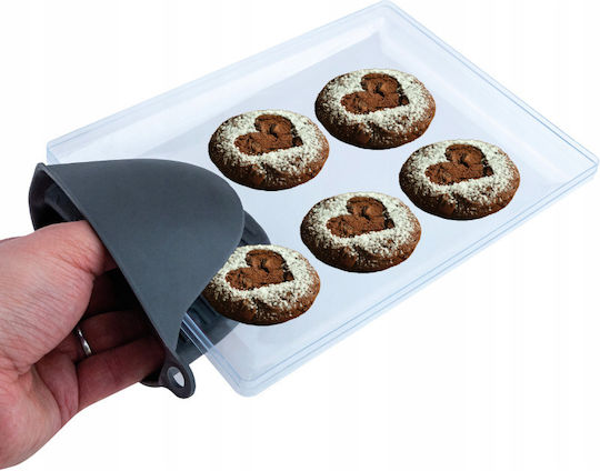 Pot Holder Silicone Gray 1pcs