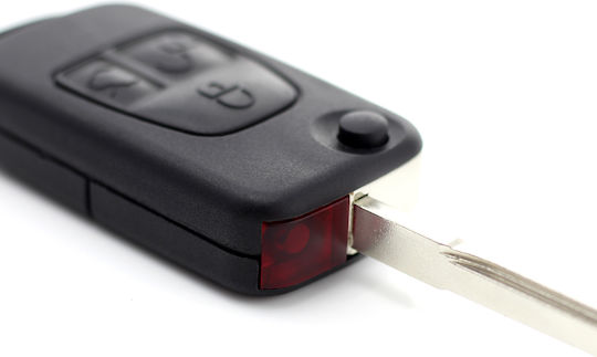 CarGuard Κέλυφος Κλειδιού Αυτοκινήτου με Λάμα με 3 Κουμπιά για Mercedes Benz