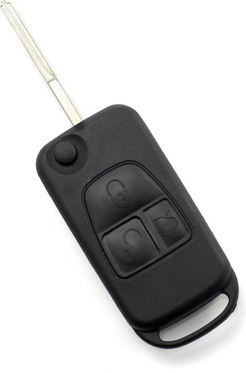 CarGuard Κέλυφος Κλειδιού Αυτοκινήτου με Λάμα με 3 Κουμπιά για Mercedes Benz