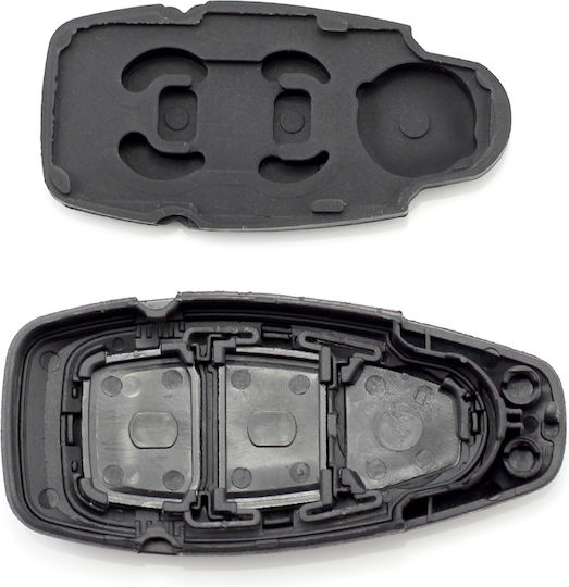 CarGuard Carcasă telecomandă auto cu 3 butoane pentru Ford
