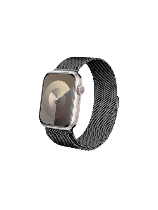 Crong Milano Λουράκι Ανοξείδωτο Ατσάλι Γκρι (Apple Watch 42/44/45/49 mm (Graphite))