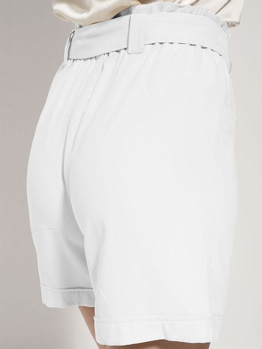 Women's Bermuda Shorts Belt Natalia 953088 White