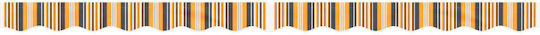 Vidaxl Replacement Awning Fabric Striped Yellow Gray 3.5m Yellow
