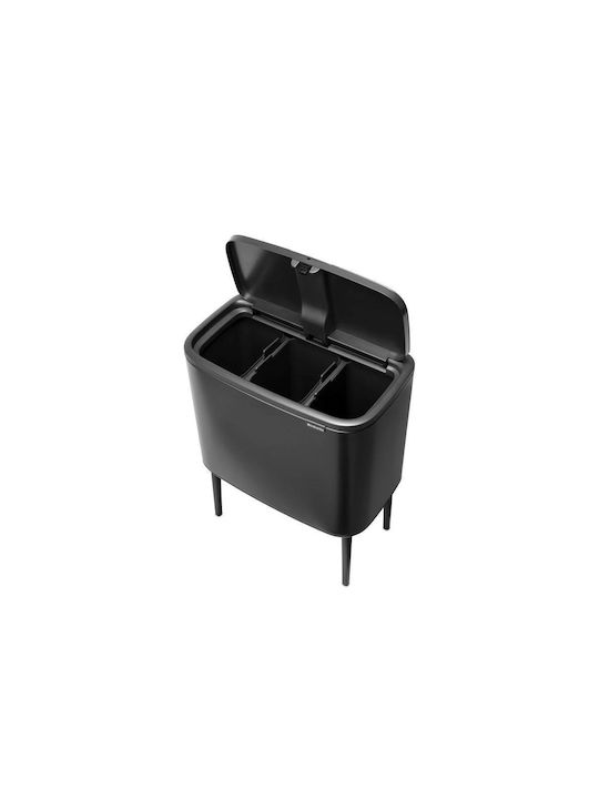Brabantia Brabantia Mülleimer Für Recycling Kunststoff Push Graue 33lt
