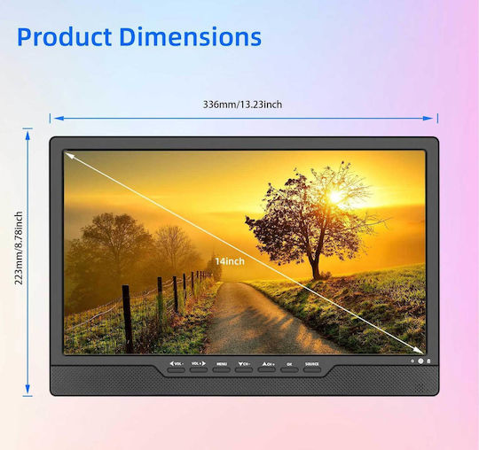 Kcr Soyar Ns-1302 1000-6017 Portable TV