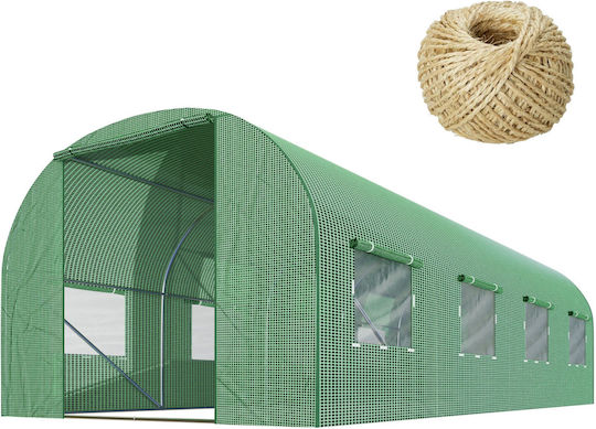 DAC-NOP-10009302 Оранжерия Тунел с Метална Рамка 4.5x2x2m