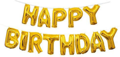 Balloon Foil Letter Gold 27cm