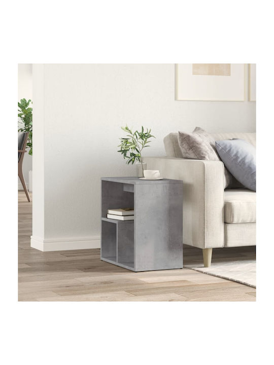 Rectangular Side Table Grey L50xW30xH50cm