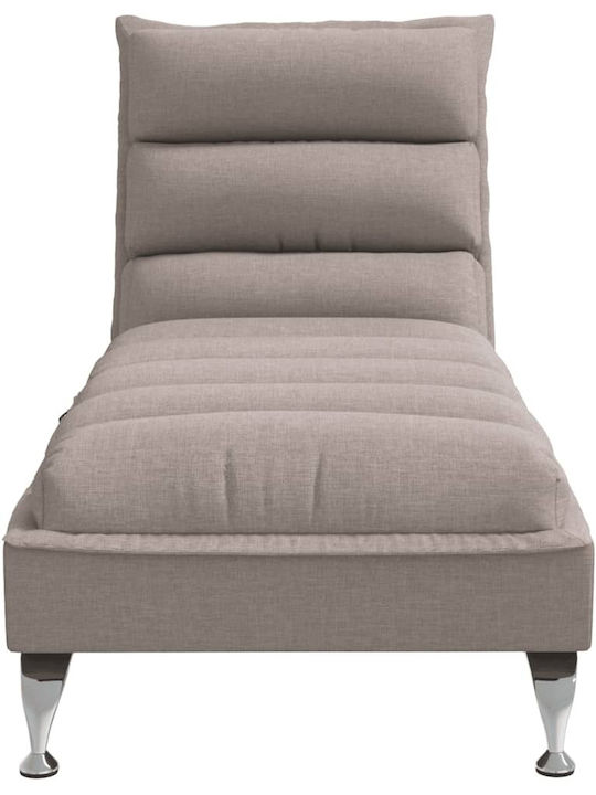 Fabric Recliner Brown L133.5xW56xH74cm