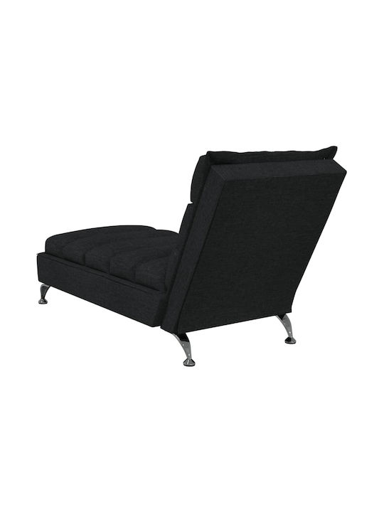 Recliner Stoff Schwarz L133.5xW56xH74cm