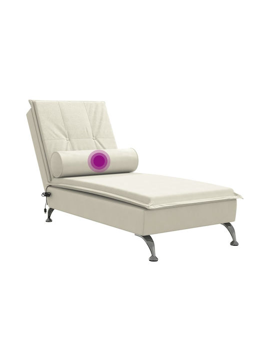Recliner Catifea Bej L136.5xW56xH75buc