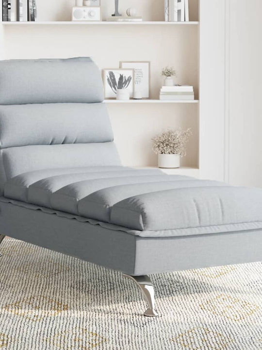 Recliner Stoff Gray L133.5xW56xH74cm