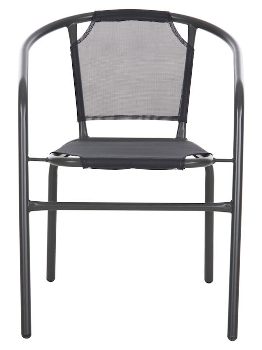 Gartenstühle Metallisch Ledan Graue 55x58x72cm