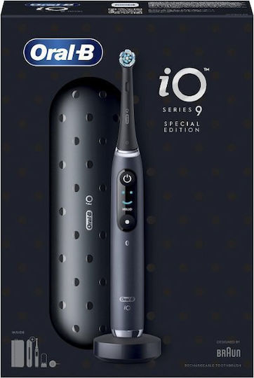 Oral-B iO Series 9 Periuță de dinți electrică cu Senzor de Presiune Neagră