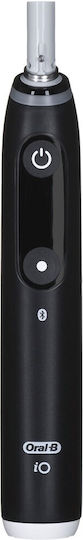 Oral-B Io 6n Black Onyx Periuță de dinți electrică cu Senzor de Presiune și Husă de Călătorie Neagră