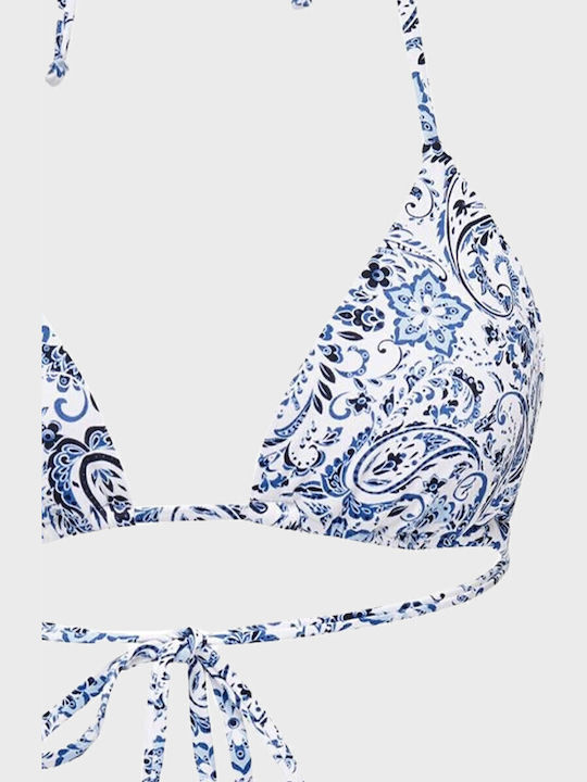 Triangle Bikini Top with Adjustable Straps Multi