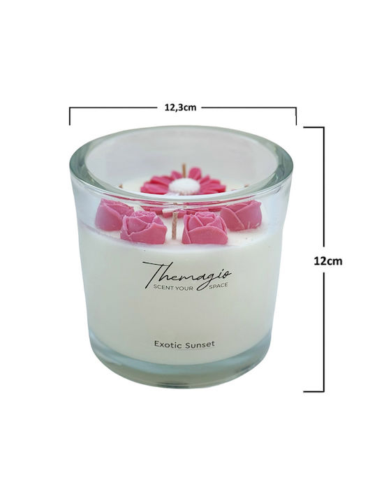 Themagio Lumânare Aromatică Din Soia În Borcan Cu Miros De Lămâie 700gr