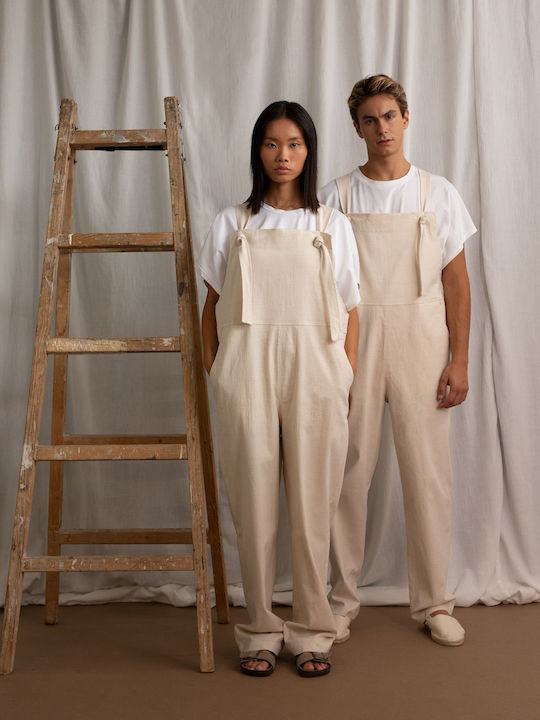 Dungarees Graphite Ecru Elastic
