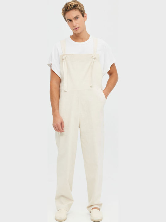 Dungarees Graphite Ecru Elastic
