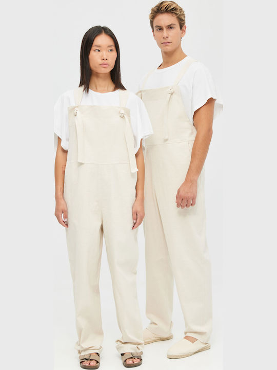 Dungarees Graphite Ecru Elastic