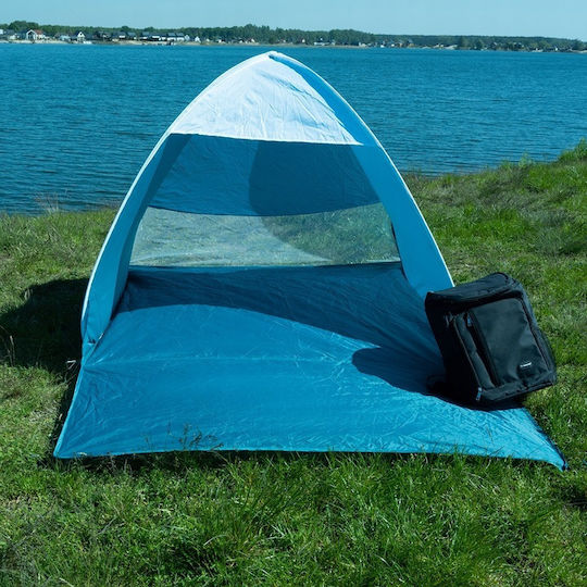 Pop Up Beach Tent For 3 People Blue