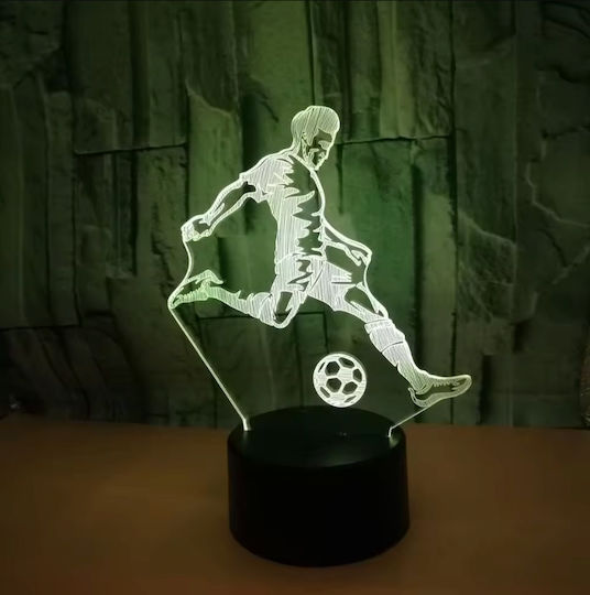 Διακοσμητικό Φωτιστικό LED RGB 3D Illusion 3εκ.