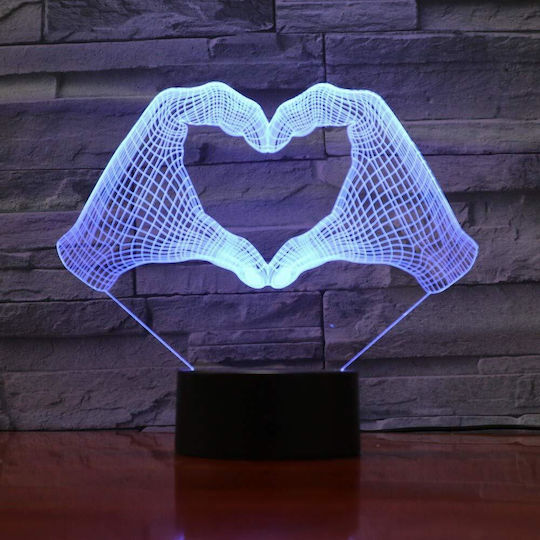 Lustră Decorativă Iluzie 3D Negru