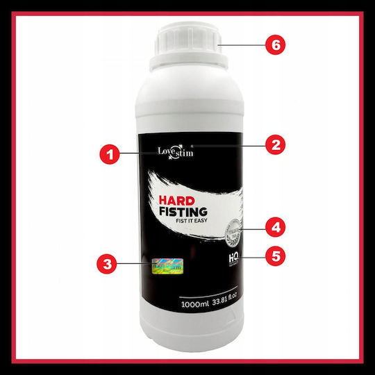 Hard Fisting Πρωκτικό Λιπαντικό Gel 1000ml