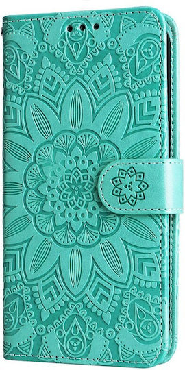 Embossed Sunflower Wallet Πράσινο (Honor 200 Lite 5G)