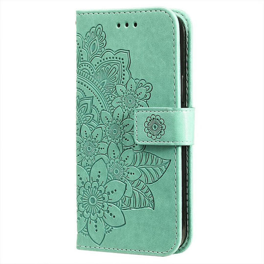 Flowers Wallet Πράσινο (Honor 200 Lite 5G)