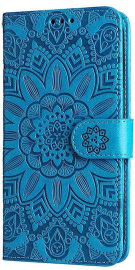 Embossed Sunflower Wallet Μπλε (Honor 200 Lite 5G)