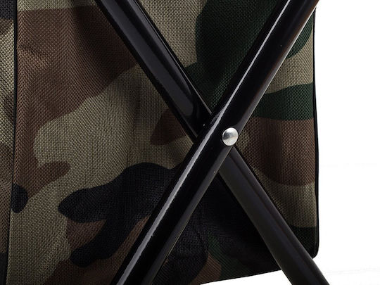 Folding Fishing Chair Zola Thermal Bag Backrest Carrying Handles Army Model