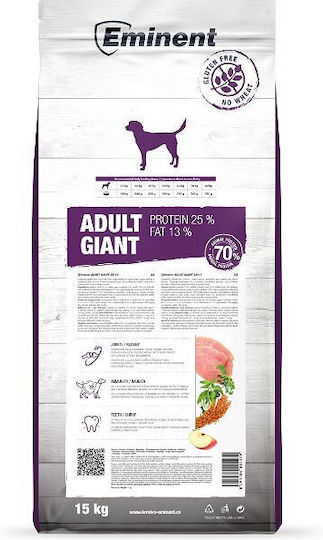 Eminent 15kg Dry Food for Adult Large Breed Dogs with Chicken