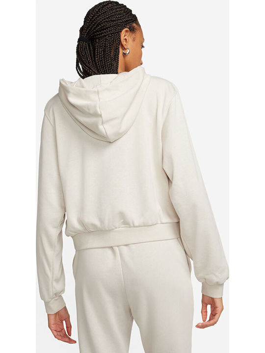 Sportswear Women's Sweatshirt Jacket Hooded Ecru