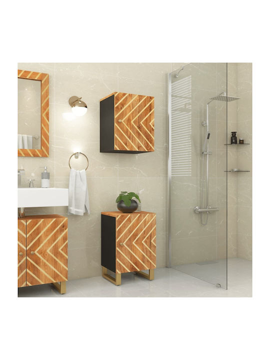 Cabinet Wall Brown / Black 38x33.5x48cm