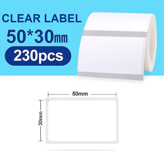 Niimbot 230 Self-Adhesive Label Rolls for Label Printer 50x30mm 1pcs