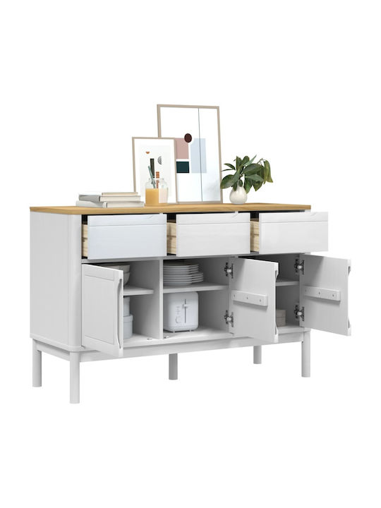Μπουφές mit Schubladen White 114x43x74cm