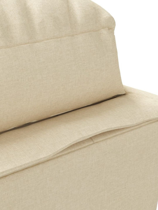 Recliner Stoff Beige L133.5xW56xH74cm
