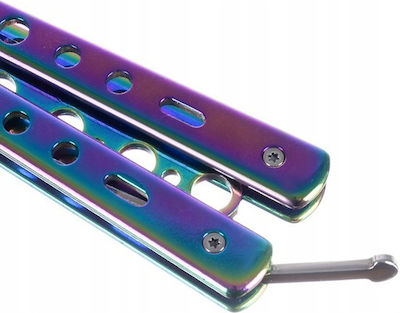 Butterfly Knife Zola Training 22x3x1cm Rainbow