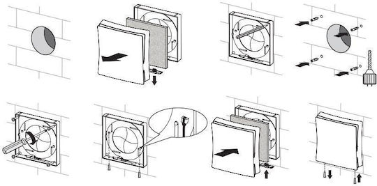 Vents Αξεσουάρ Εξαερισμού Εσωτερική PS100WH