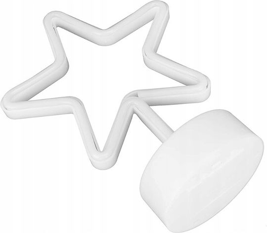 Illuminated Christmas Figure Sign White