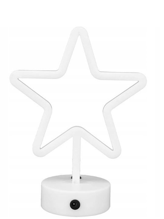 Beleuchtet Weihnachtliche Figur Unterschrift Weiß