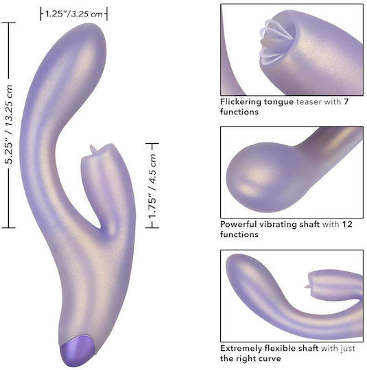 Boss Of Toys Doppelter Vibrator mit Fernbedienung Lila