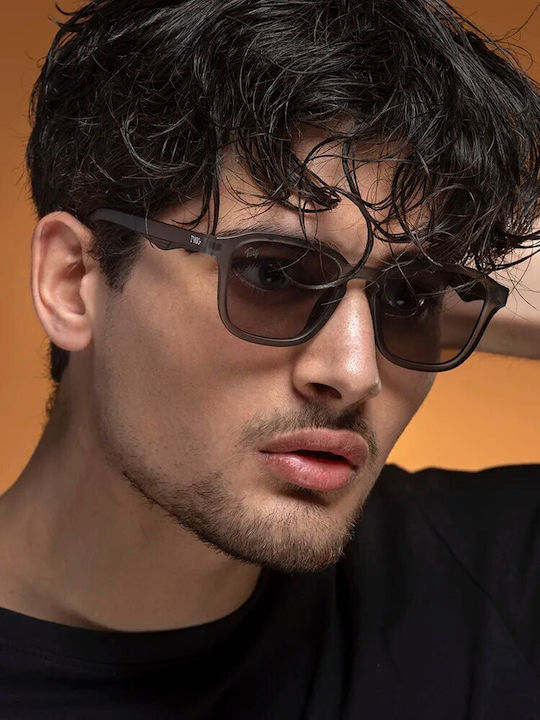 Twig Koons Unisex Sunglasses with Gray Plastic Frame KON03
