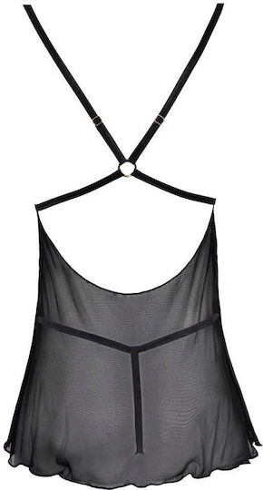 Boss Of Toys Sexy Baby Dolls with Lace and Transparency Black