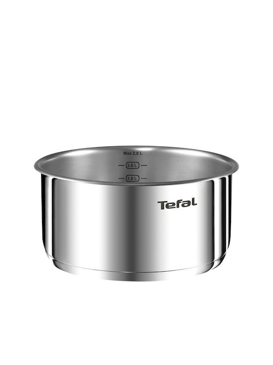 Tefal Ingenio Emotion Set de Vase de Gătit din Oțel Inoxidabil Silver cu Acoperire Antiaderentă 9 Buc