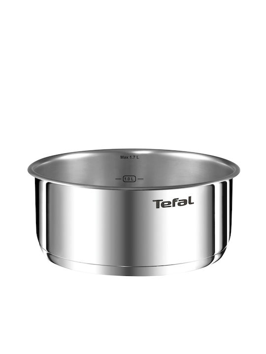 Tefal Ingenio Emotion Set de Vase de Gătit din Oțel Inoxidabil Silver cu Acoperire Antiaderentă 9 Buc