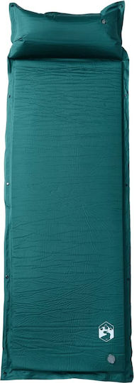 vidaXL Αυτοφούσκωτο Μονό Υπόστρωμα Camping 190x64cm Πάχους 3cm Πράσινο