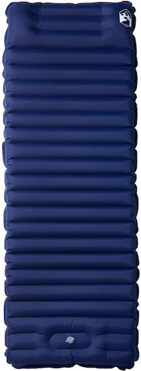 vidaXL Self-Inflating Semi-double Camping Sleeping Mat 190x68cm Thickness 10cm Blue